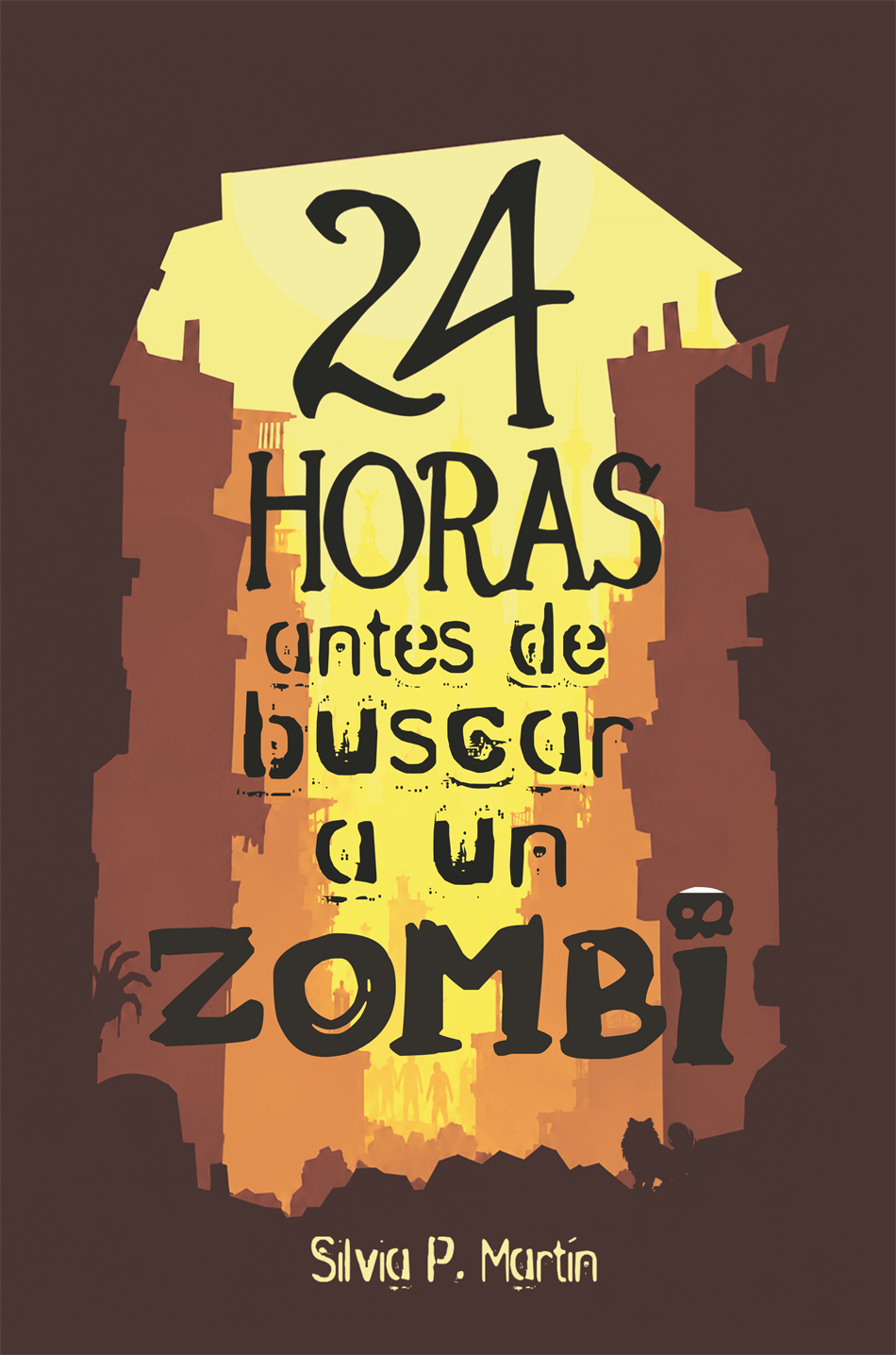 Portada de 24 horas antes de buscar a un zombi, relato gratuito de Silvia P. Martín